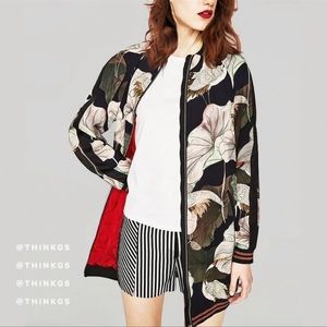 Zara oversized bomber jacket L-XL